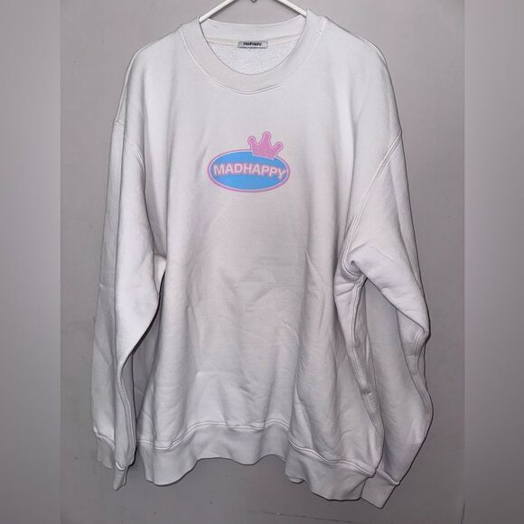 MADHAPPY | Crown Fleece Crewneck Sweatshirt Size XXL - Picture 1 of 6